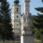 Szentháromság szobor 3kép